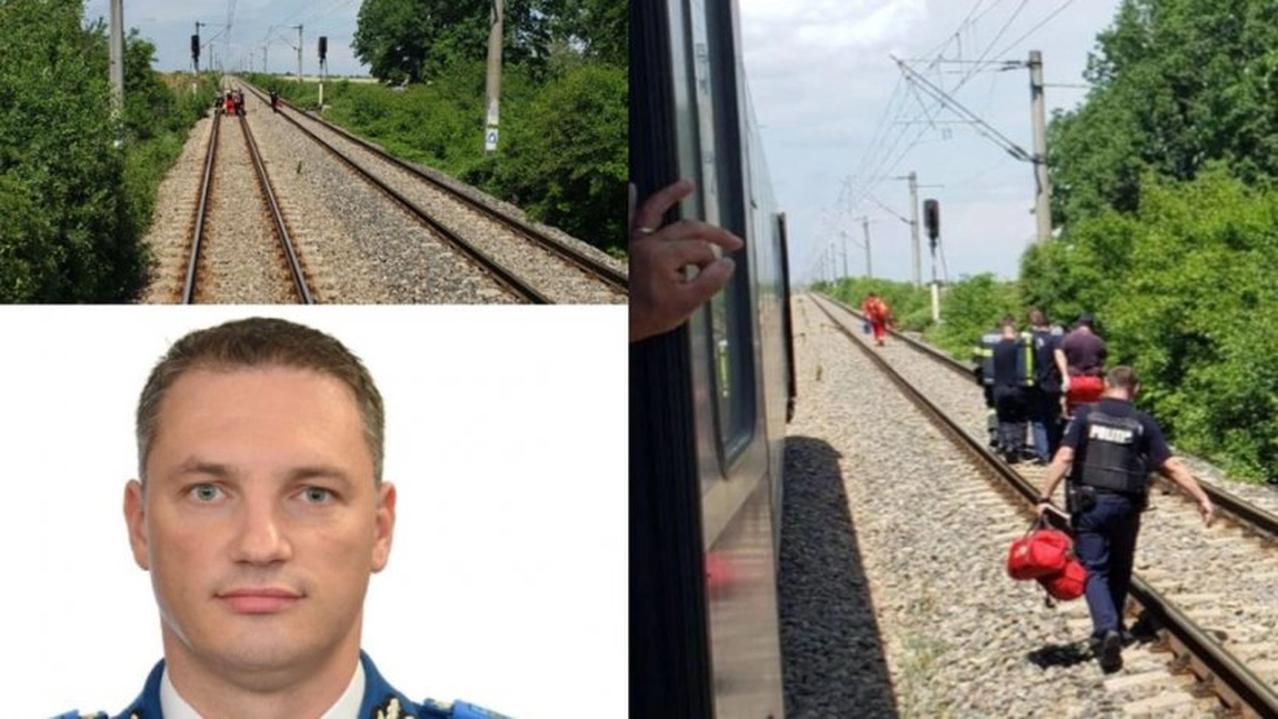 Un bătrân putea să-şi piardă viaţa după ce a fost lovit de tren, dar a fost salvat de un jandarm şi un călător