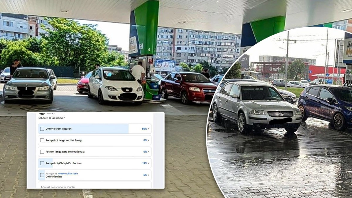 Protest împotriva prețului carburanților! Mai mulți ieșeni au blocat accesul în benzinării!
