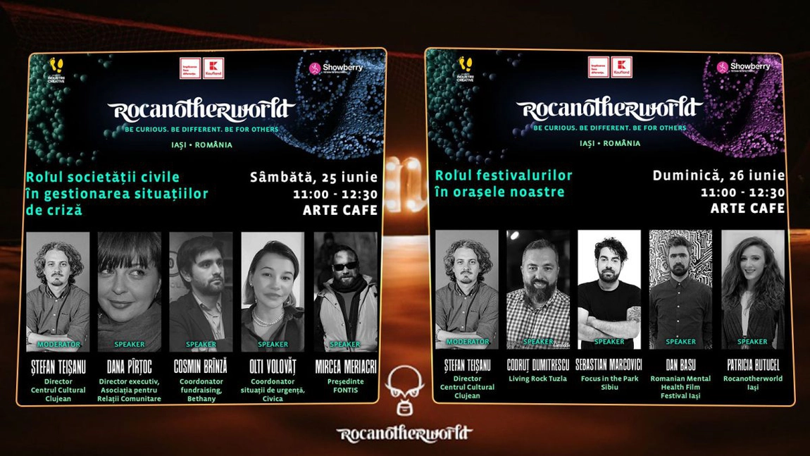 Dezbaterile Rocanotherworld 2022: Ce teme de discuție au ales organizatorii