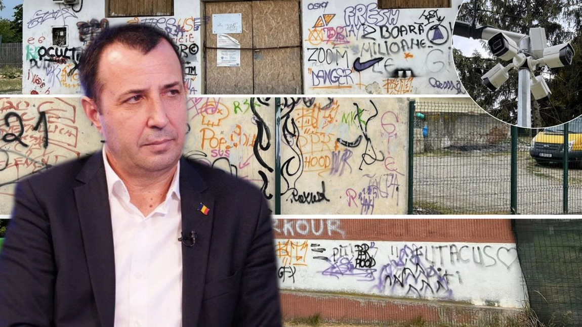 Locuitorii acestei comune s-au săturat de actele de vandalism! Primarul a instalat camere de supraveghere pentru a preveni viitoarele nereguli