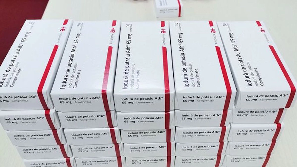 În 7 zile vor ajunge în farmacii pastilele de iodură de potasiu. Ordinul de distribuire, publicat în Monitorul Oficial al României