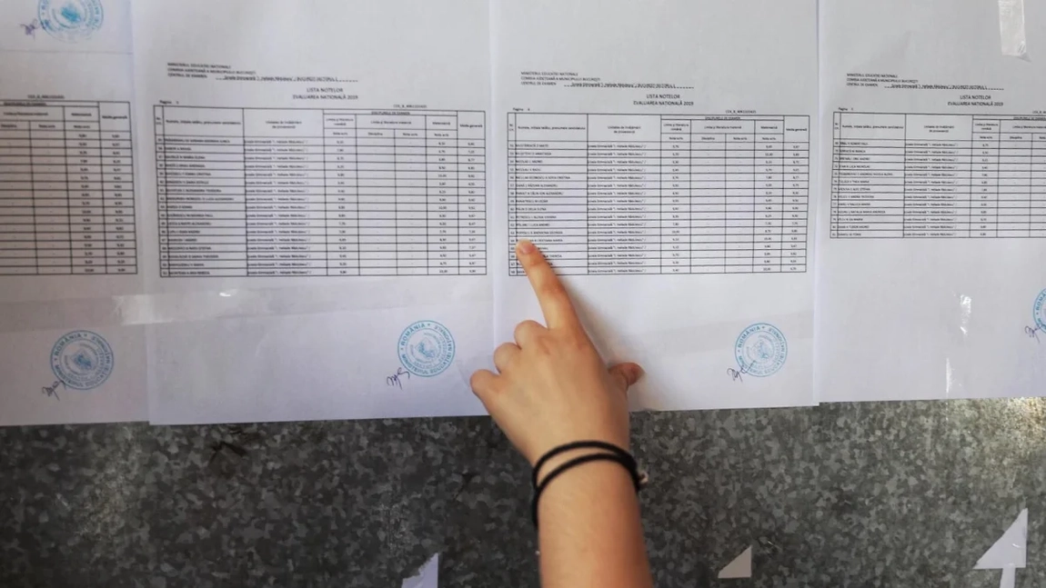 16 medii de nota 10 în judeţul Iași, la Evaluarea Națională - EXCLUSIV