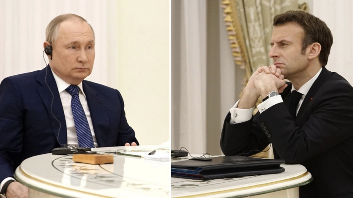 Televiziunea publică din Rusia îl ia în râs pe Emmanuel Macron: 