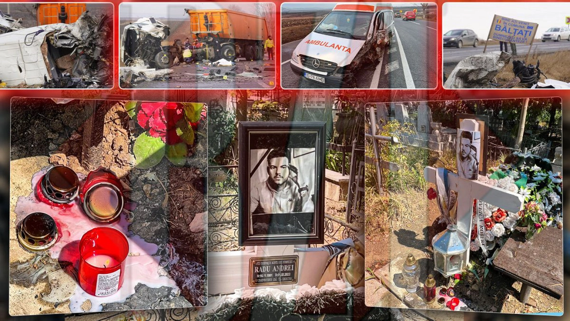 Candelele de lângă poza lui Radu, tânărul mort în carnagiul de la Bălțați, nu se sting niciodată! Nici acum nu se știe dacă a murit nevinovat – FOTO