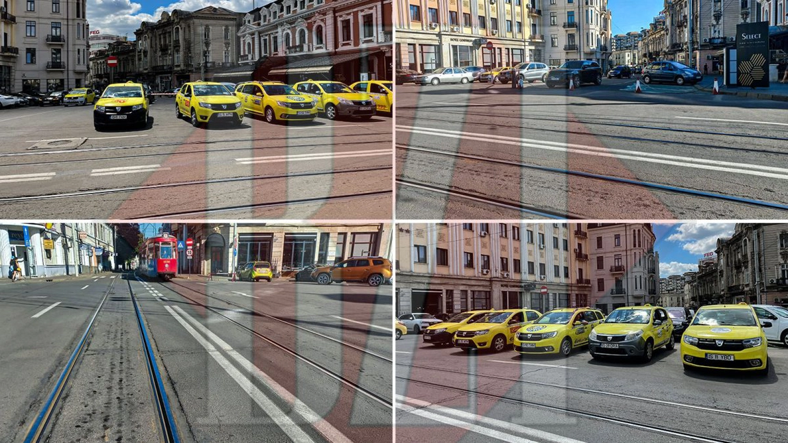 Taximetriștii din Iași, fugăriți oficial din centrul orașului! Stația de la restaurantul „Select” a fost desființată. „Făceau manevre pe interzis” – FOTO