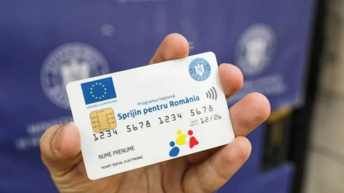 S-au emis peste 2 milioane de carduri pe care se încarcă ajutorul de 250 de lei pentru alimente şi mese calde