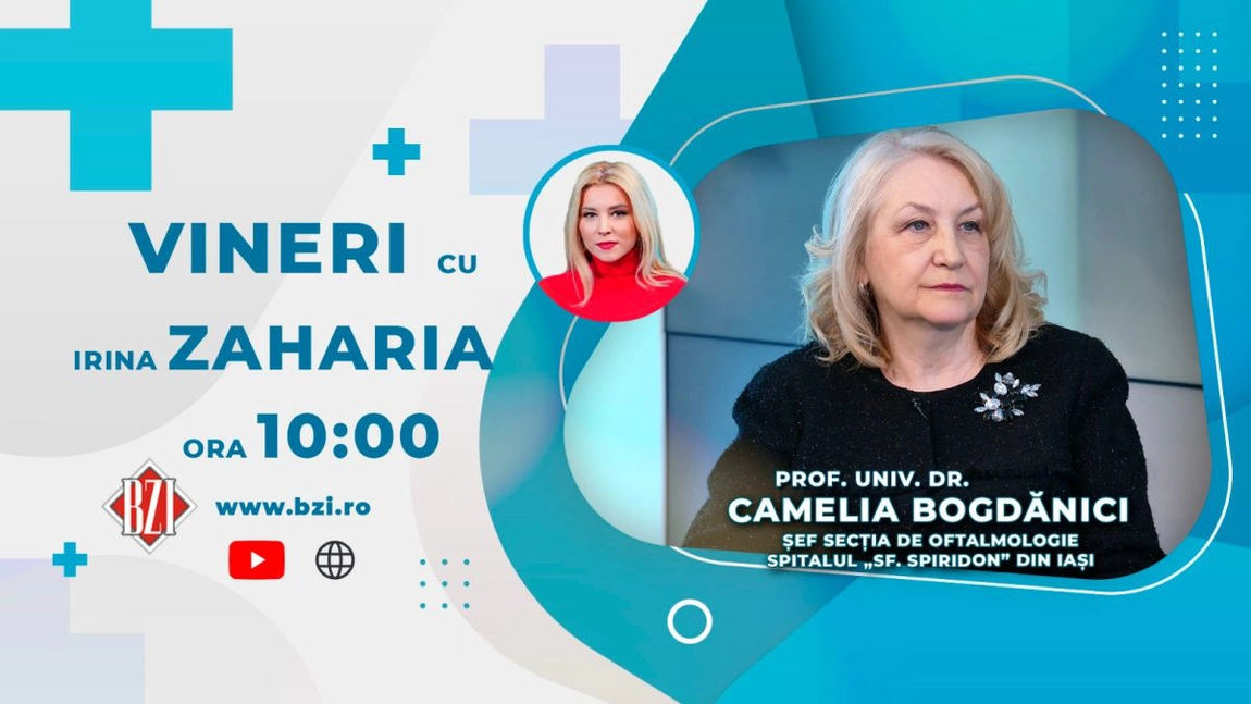 LIVE VIDEO - Prof.dr. Camelia Bogdănici, șefa Clinicii de Oftalmologice a Spitalului 