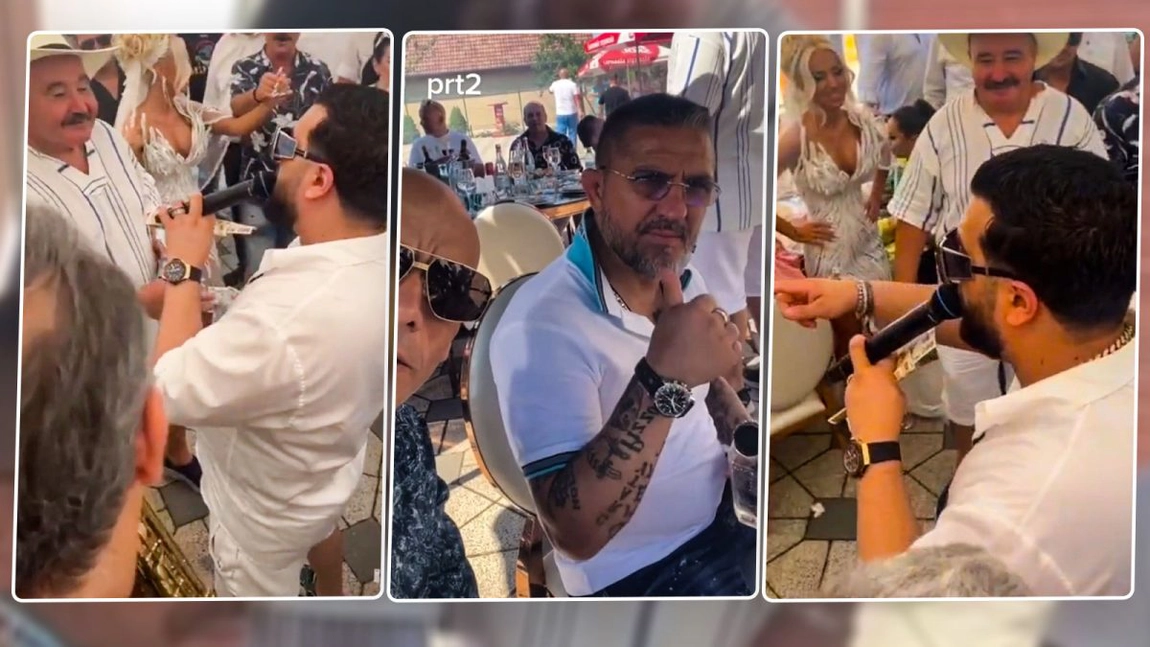 A fost nunta anului în București! Nuțu Cămătaru și-a însurat unul dintre băieți! Ce invitat din Iași a stat la masă cu interlopul cunoscut în toată România și Codin Maticiuc. S-au dat dedicații de zeci de mii de euro (EXCLUSIV)