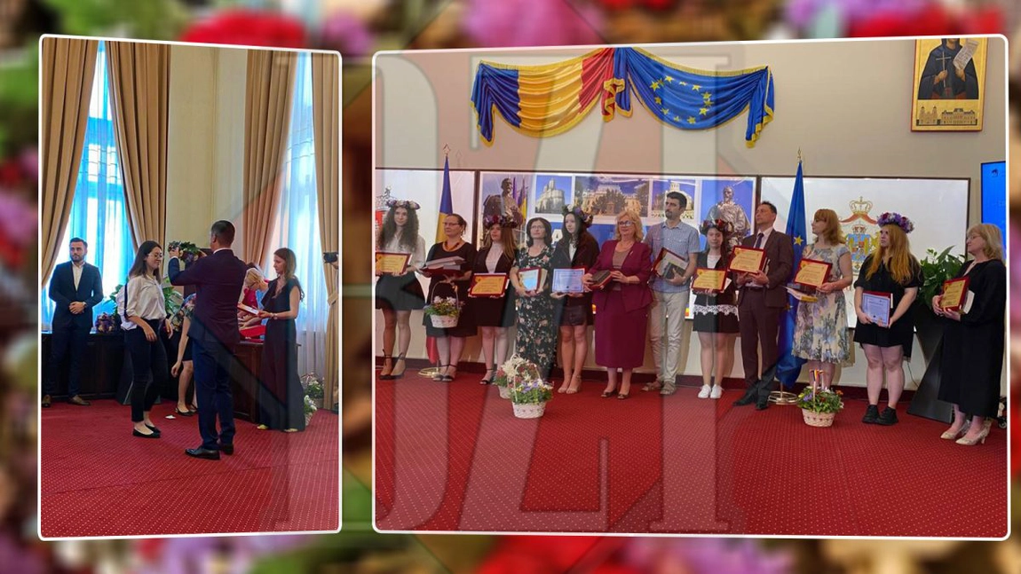 Elevii de nota 10 ai Iașului, premiați în cadrul festivității organizate de Primăria Iași! - GALERIE FOTO