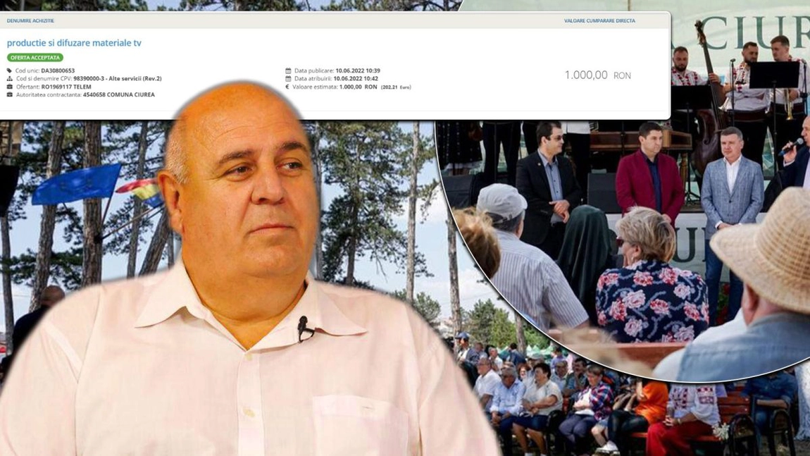 Cătălin Lupu risipește banii publici pe servicii inutile! Primăria a plătit 1.000 de lei pentru promovarea Serbărilor Comunei Ciurea