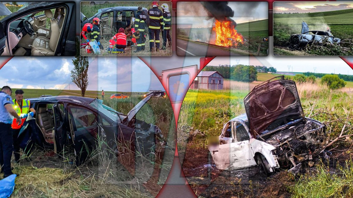 Moartea cerșește suflete lângă cruce? Accidentul mortal de luni din Lețcani, produs la 100 de metri de locul în care a murit carbonizat Dănuț. Ambele autoturisme s-au răsturnat – FOTO/VIDEO