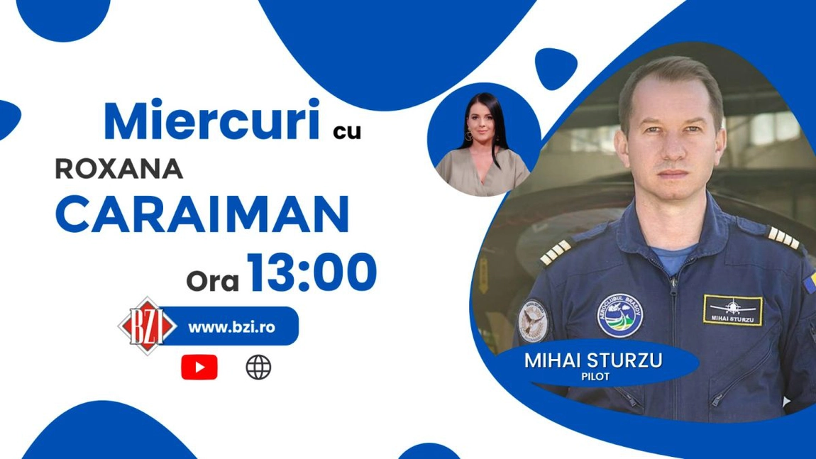 LIVE VIDEO - A fost cântăreț, politician și acum pilot! Mihai Sturzu, fost membru al trupei Hi-Q, intr-un interviu BZI LIVE despre tainele zborului