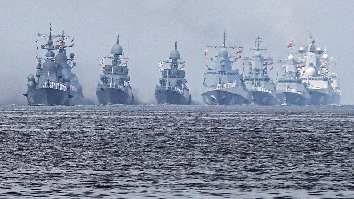 Ziua Marinei în Rusia. Vladimir Putin a anunţat că SUA sunt principalele rivale ale Moscovei - FOTO, VIDEO