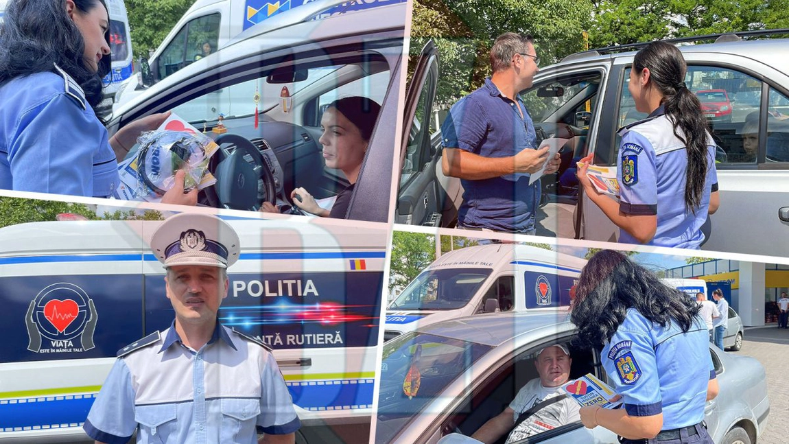 Polițiștii ieșeni, preocupați de siguranța copiilor în autoturisme! Mai mulți șoferi au fost „trași de urechi” de cei de la Rutieră cu ocazia unei acțiuni preventive – FOTO/VIDEO