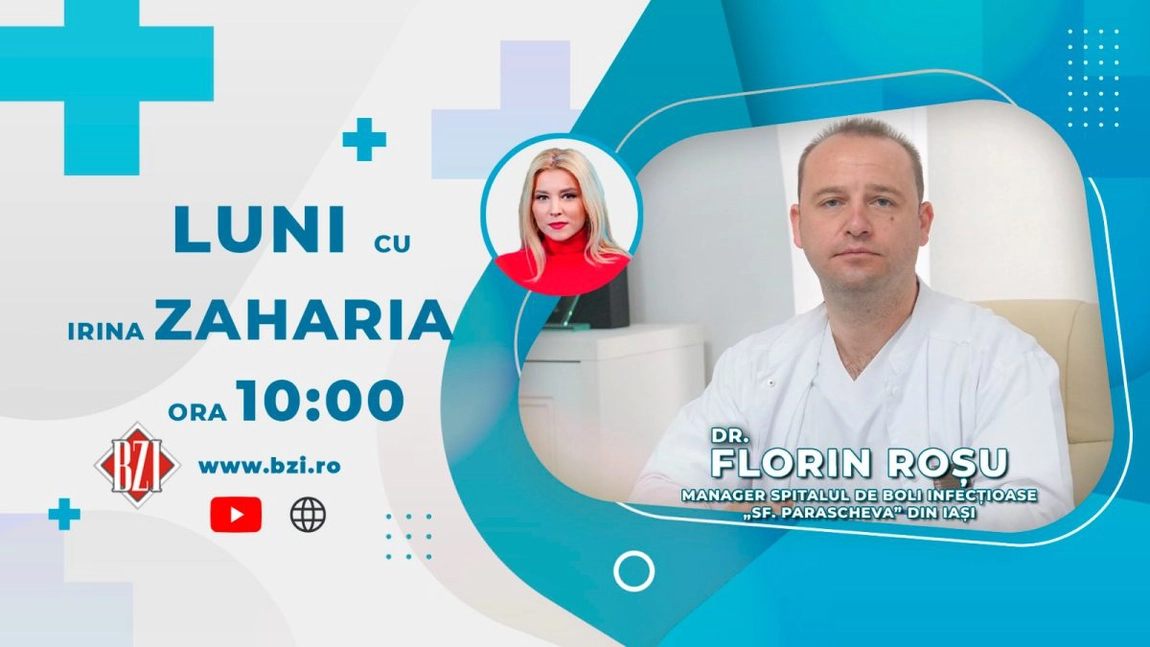 LIVE VIDEO - Dr. Florin Roșu, managerul Spitalului de Boli Infecțioase 