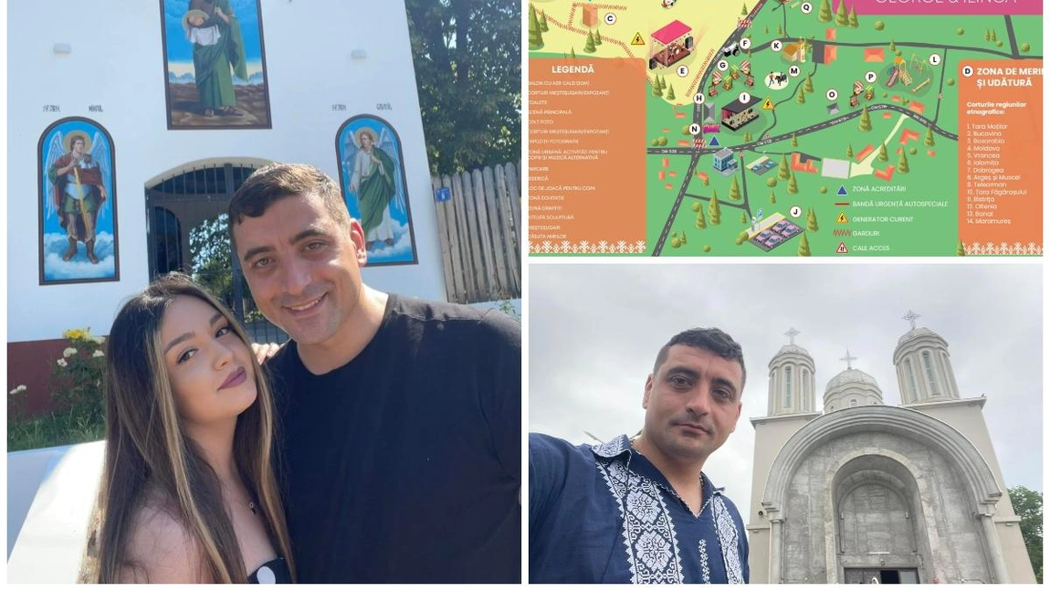 Totul despre nunta – festival a lui George Simion! Cum arată harta evenimentului de la Măciuca și cum și-a ales Ilinca rochia de mireasă. Cuplul va avea 42 de nași