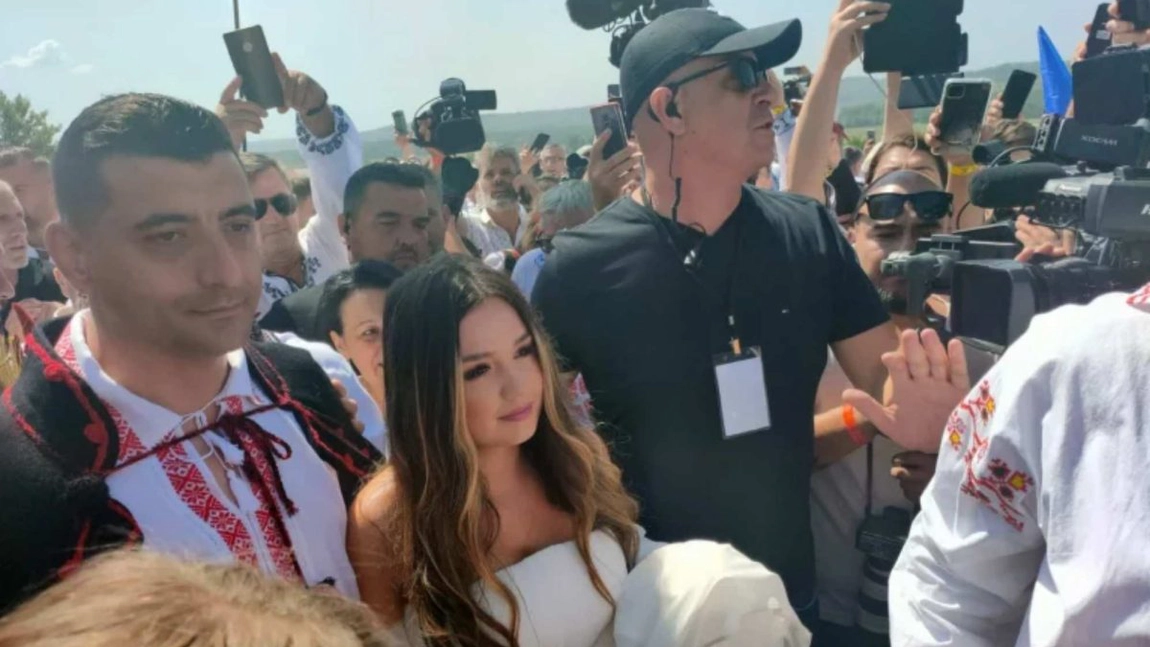 Ce a făcut Ilinca, soția lui George Simion, în ziua nunții. Jurnalistul Victor Ciutacu a povestit totul