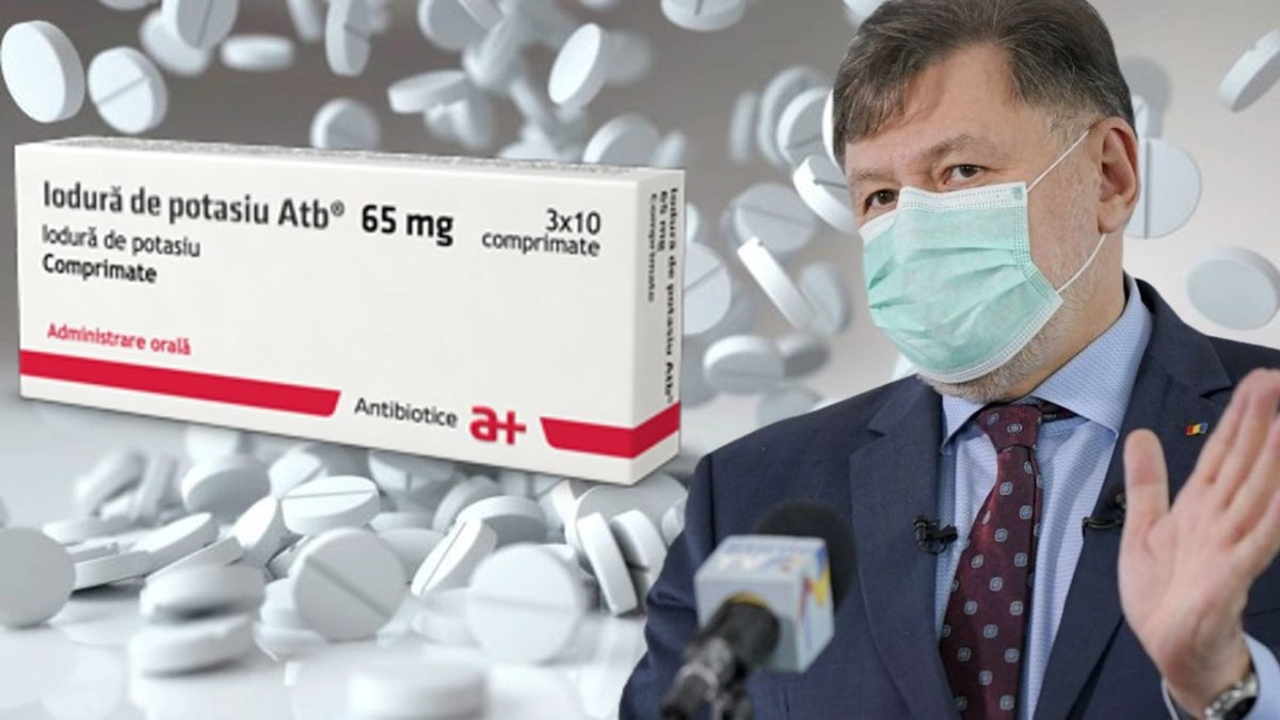 Cum se administrează iodura de potasiu. Ministrul Sănătăţii: 