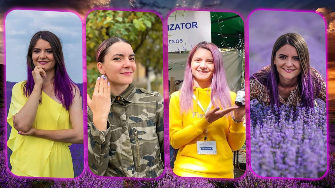 Decât în uniformă militară la paradă, mai bine în rochie vaporoasă în lanul de lavandă! A renunțat la carieră pentru a pune pe picioare o afacere de succes