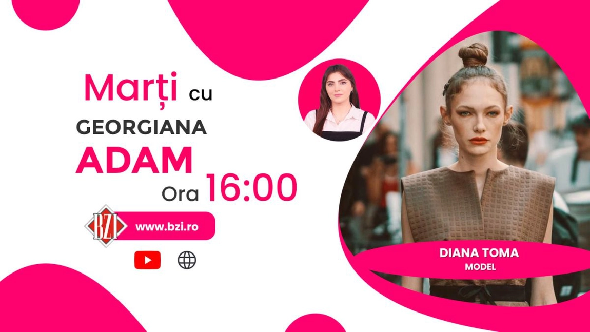 LIVE VIDEO - Între medicină și modeling! Diana Toma va povesti pentru BZI LIVE despre parcursul său ca model - FOTO