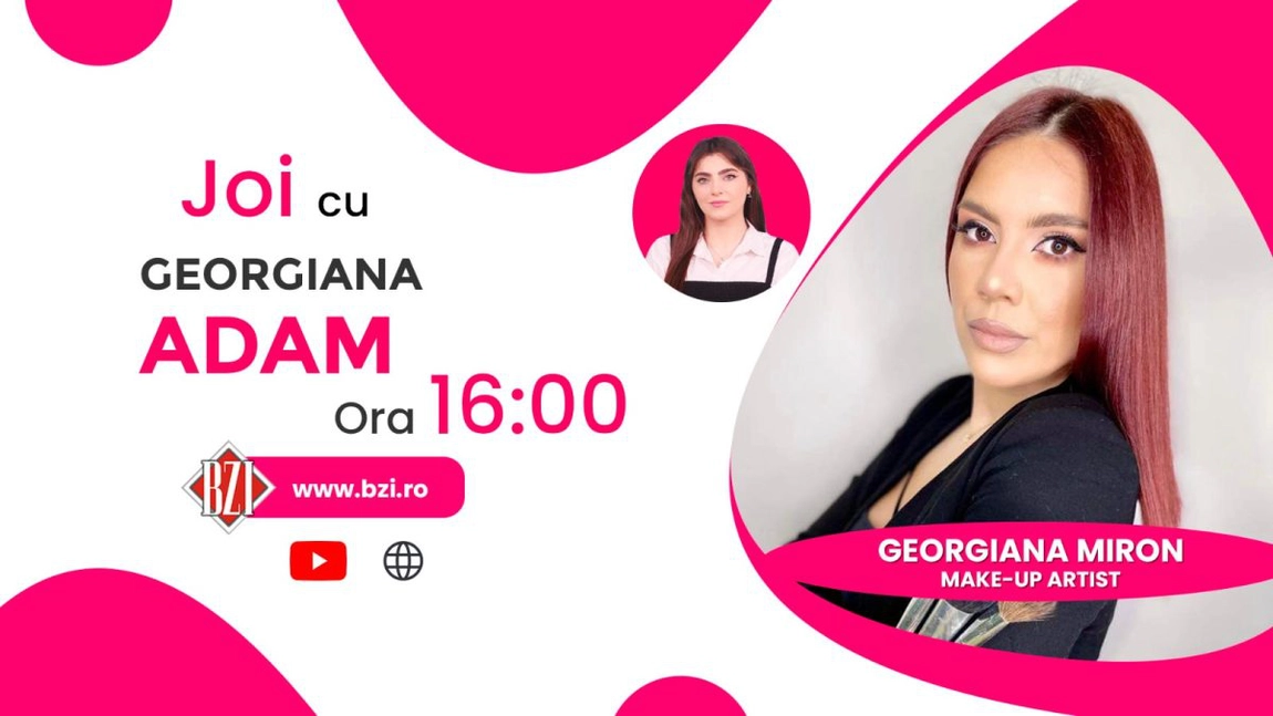 LIVE VIDEO - Care sunt cele mai mari provocări în cariera de make-up artist? Află de la Georgiana Miron, make-up artist, într-un interviu BZI LIVE!