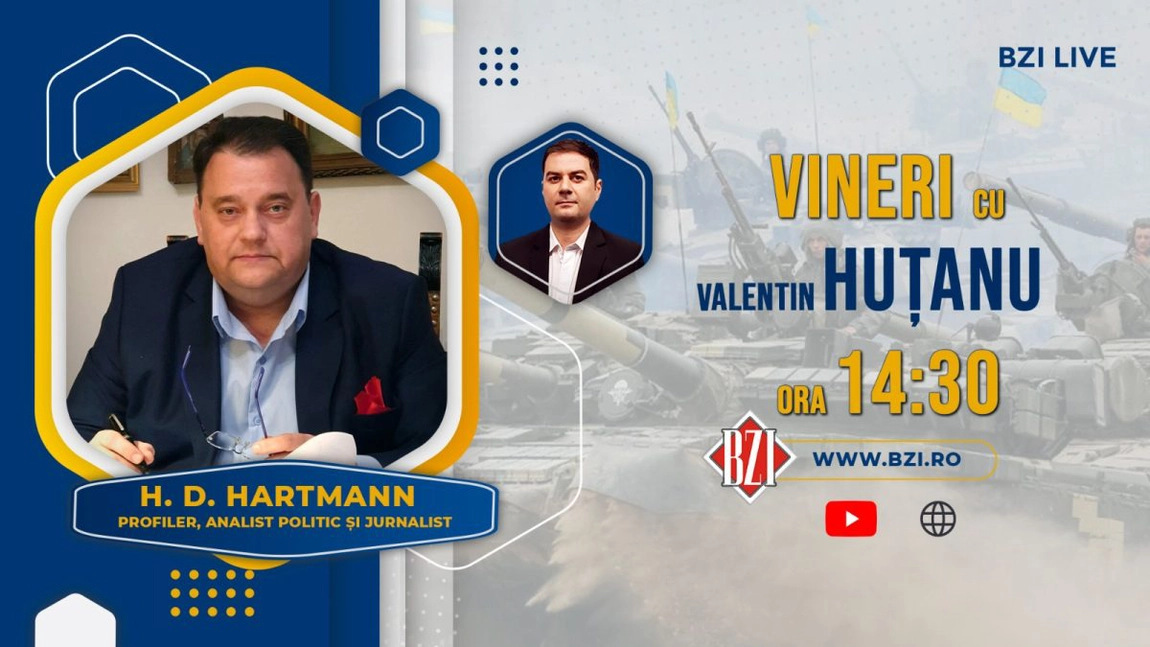LIVE VIDEO - Pentru prima dată in Studioul BZI LIVE, H.D. Hartmann face dezvăluiri in premieră despre situația actuală - FOTO
