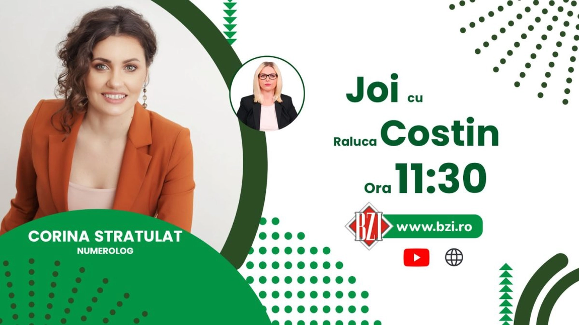 LIVE VIDEO - Cum ne influențează viaţa data nașterii? Aflați de la Corina Stratulat, numerolog, numai la BZI LIVE!
