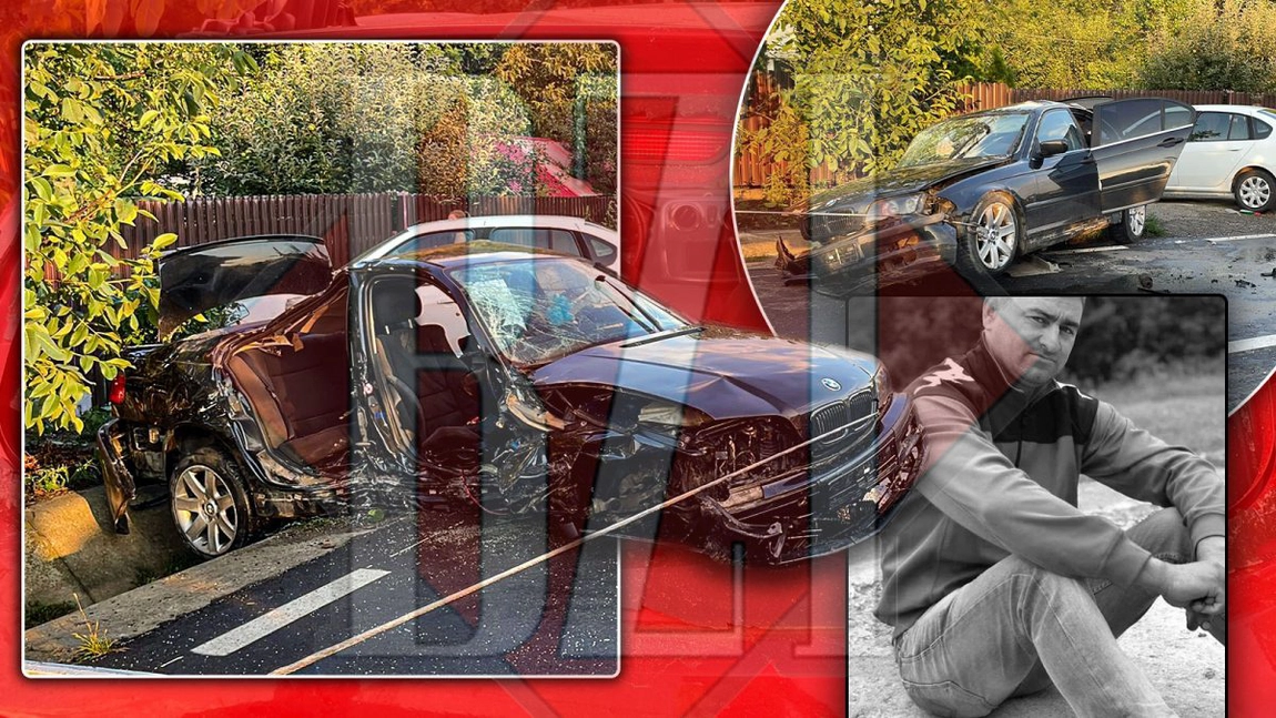 A murit bărbatul din BMW-ul făcut praf la Bordea! În urma lui au rămas doi copii fără tată