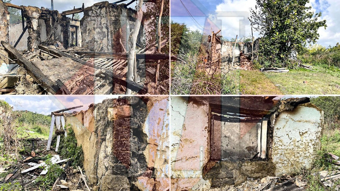 Imagini de coșmar! Nu este o casă bombardată, ci una distrusă de o simplă țigară. O femeie a ars de vie sub privirile fiilor săi! -  FOTO/VIDEO
