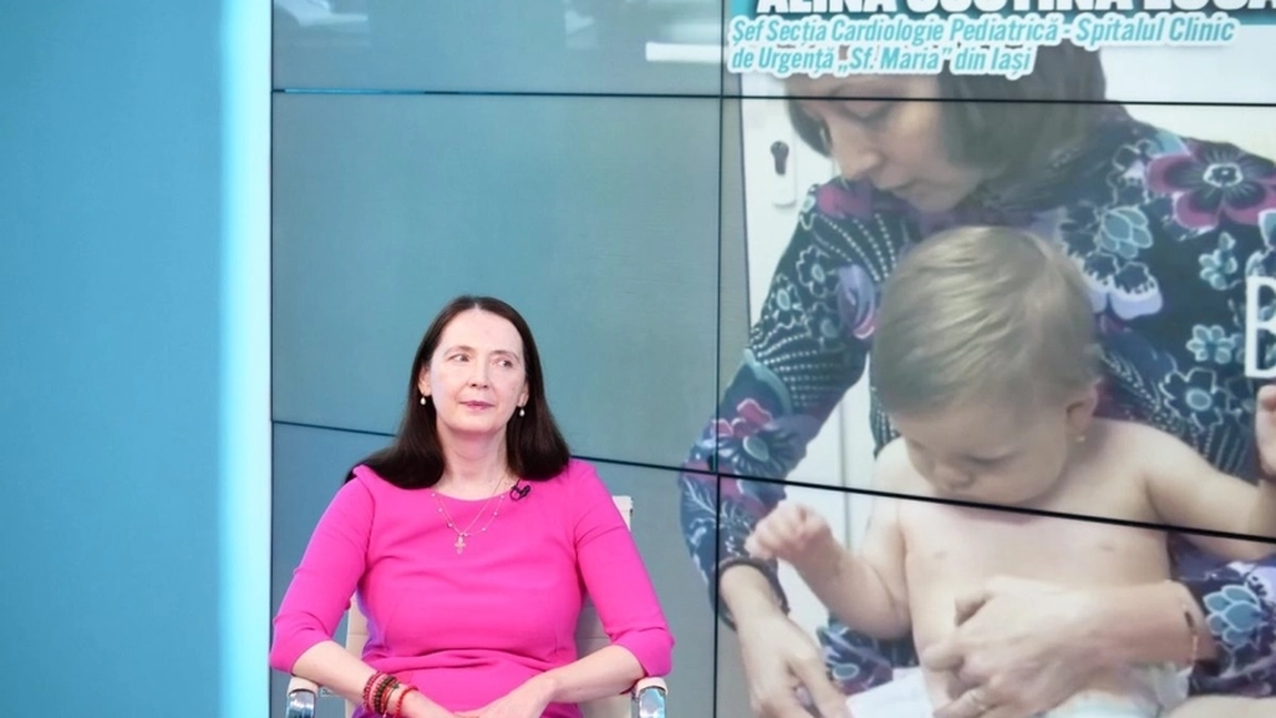 Ce fac medicii când un copil are suflu sistolic? Conf. dr. Alina Costina Luca: „Vom face electrocardiogramă, apoi ecocardiografie” - VIDEO