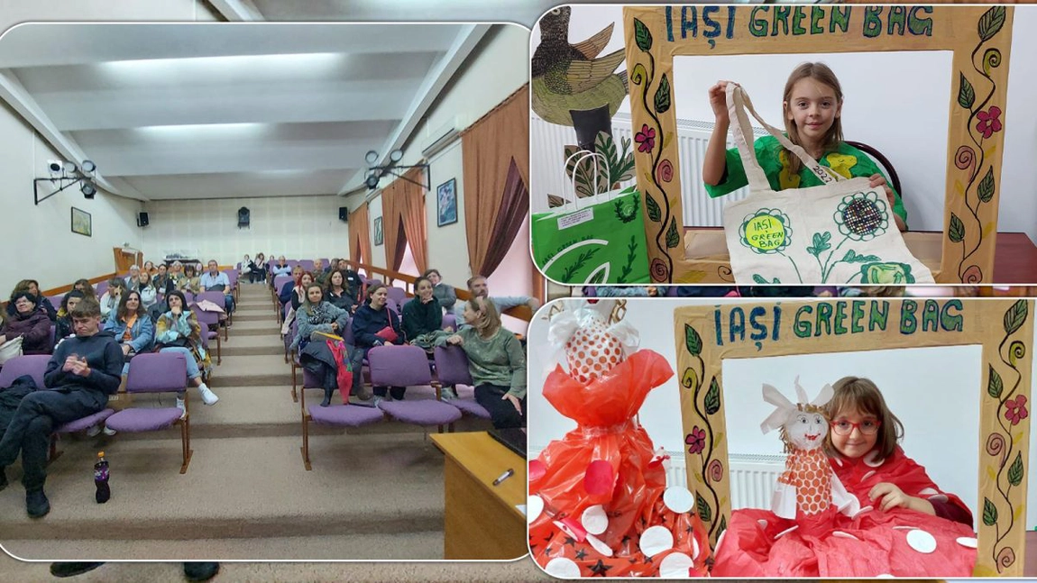 A IX-a ediție a concursului „IA ȘI green bag”, organizat de Palatul Copiilor! - GALERIE FOTO