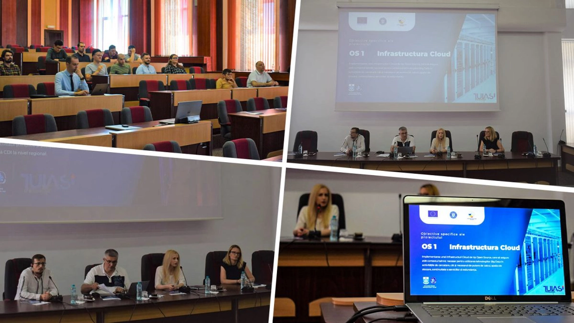 Cel mai tare sistem de cloud instituțional, lansat de Universitatea Tehnică din Iași – FOTO
