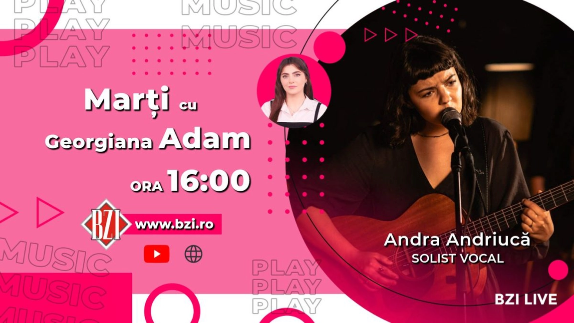 LIVE VIDEO - Andra Andriucă lansează o nouă melodie! Ea povestește pentru BZI LIVE despre noul proiect