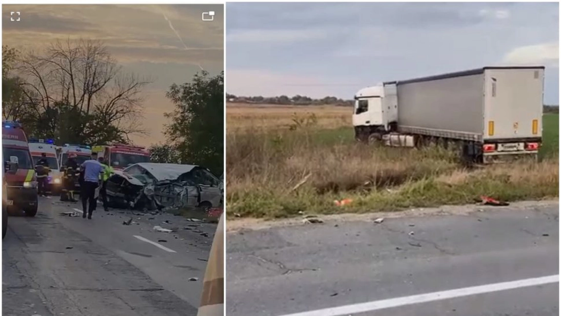 Accident cumplit în Dâmbovița. Două persoane au murit, iar alte 6 sunt în stare gravă
