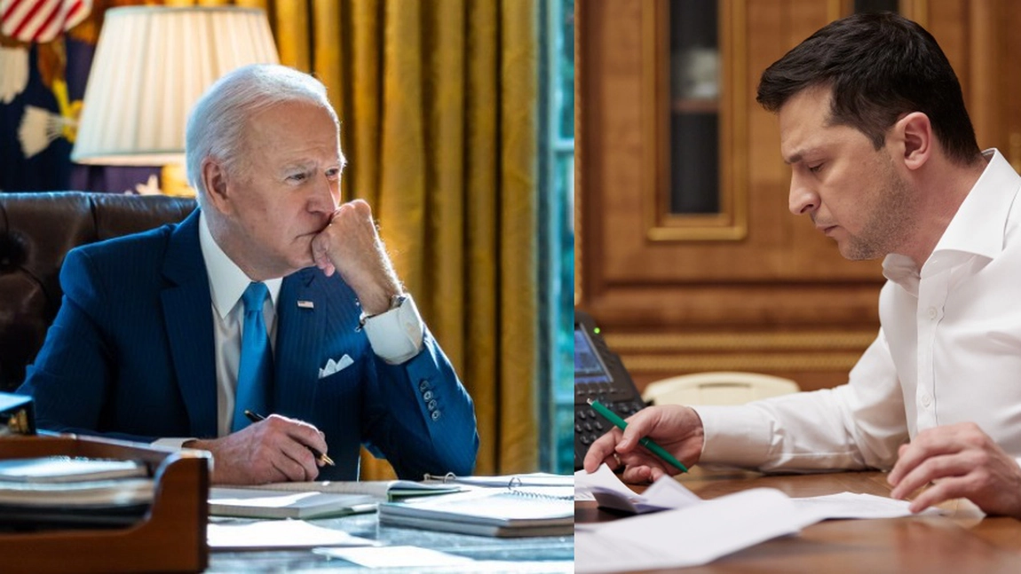 Joe Biden și-a pierdut cumpătul într-o convorbire cu Zelenski, atunci când liderul ucrainean a cerut mai mult ajutor