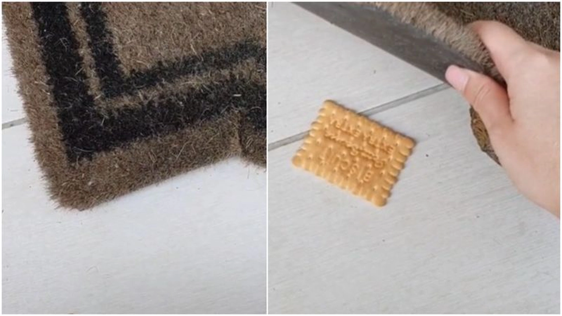 Hoții au devenit din ce în ce mai inventivi! Dacă găsiți un biscuite sub preșul de la intrarea în casă sunați la poliție