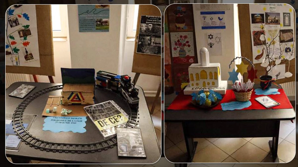 Zeci de elevi ai Liceului Teoretic de Informatică „Grigore Moisil” Iași au adus un omagiu victimelor Holocaustului în România!
