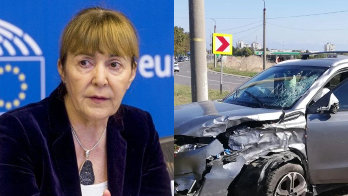 Monica Macovei, implicată într-un accident rutier. Un motociclist este în stare gravă