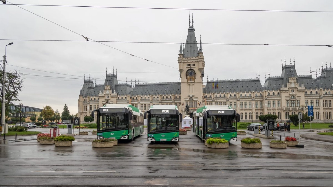 Autobuzele electrice Solaris ies la stradă! Cursele speciale pentru elevi și studenți vor fi deservite și de câte un autobuz electric pe fiecare traseu