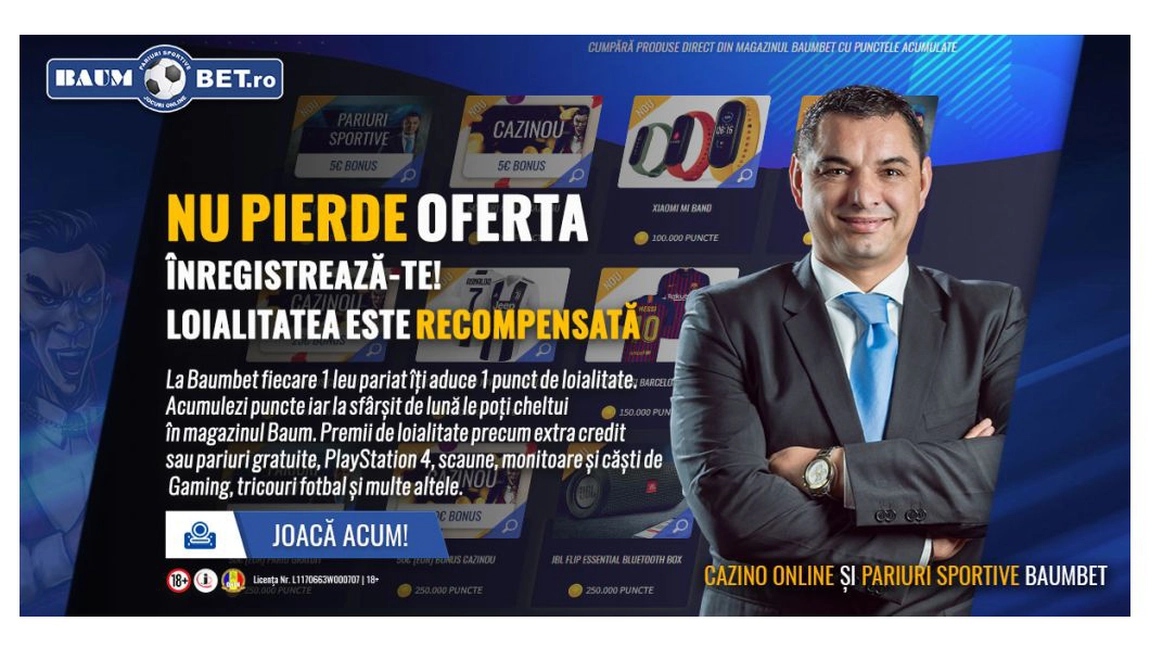 Alege Baumbet pentru o experienţă de joc completă