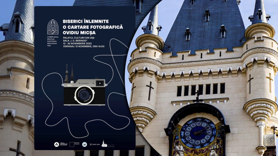Imagini cu o serie de biserici de lemn din toată ţara, la Palatul Culturii din Iași