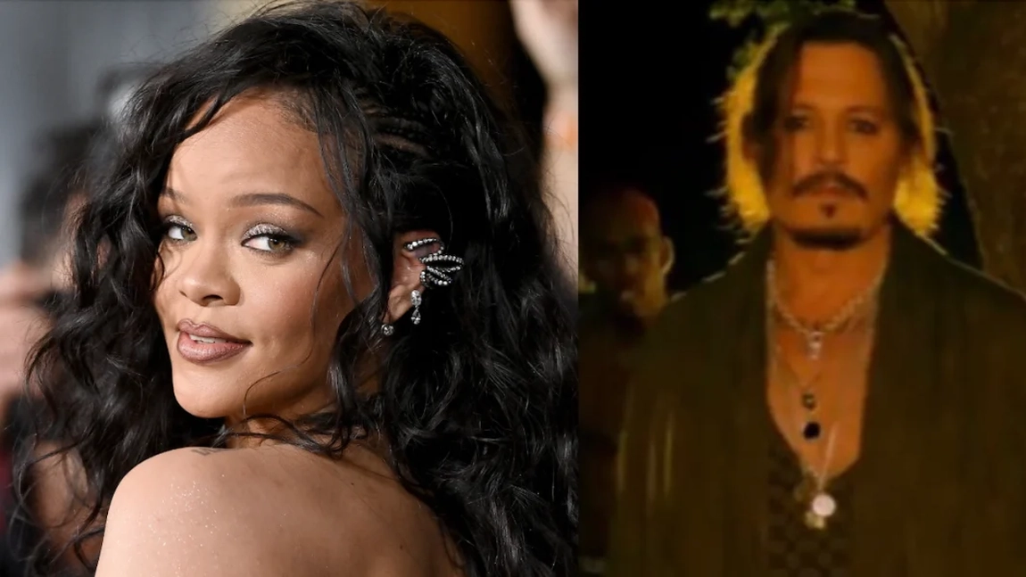 Johnny Depp a revenit pe marile ecrane. Actorul şi-a făcut apariţia la prezentarea de modă Savage Fenty a Rihannei