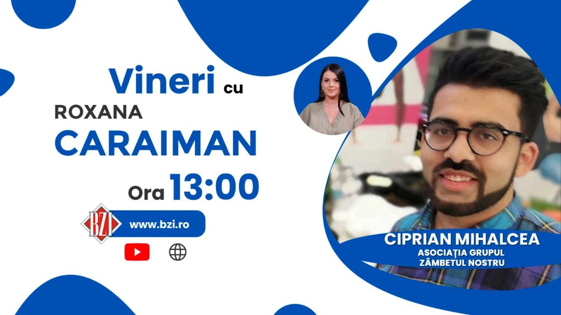 LIVE VIDEO - Rețete de fapte bune de la Ciprian Mihalcea, fondatorul Asociației Zâmbetul Nostru, la BZI LIVE - FOTO