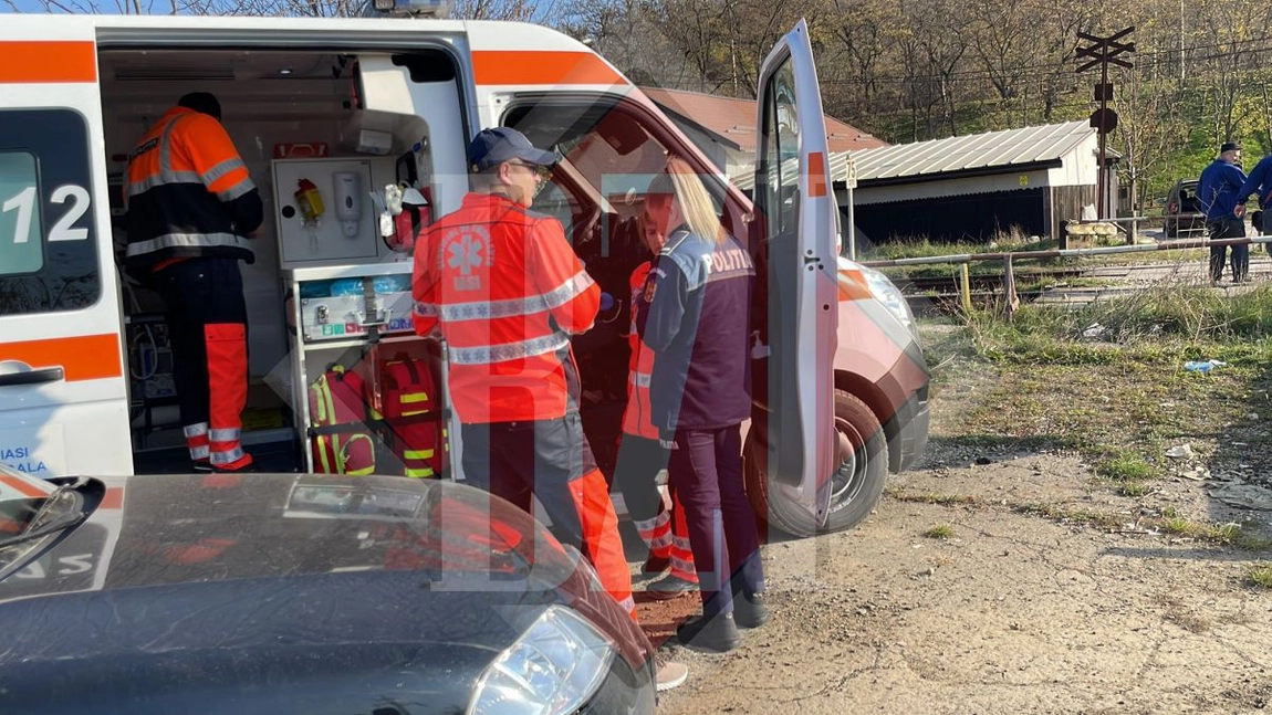Accident feroviar la Iaşi. Un bărbat a murit după ce a fost călcat de tren în Nicolina - EXCLUSIV, FOTO, UPDATE, VIDEO