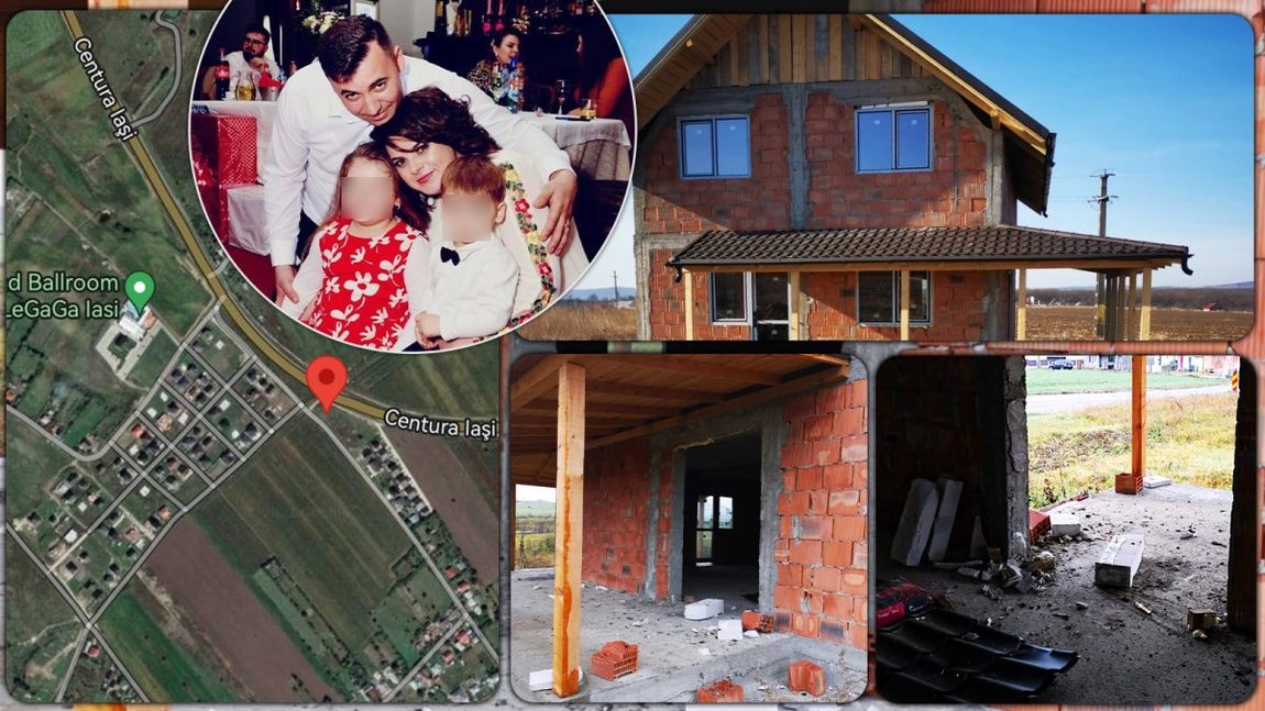 Un cuplu din Iași a rămas fără ușa și geamul de la casa abia ridicată! Tinerii caută bunurile dispărute peste noapte - FOTO