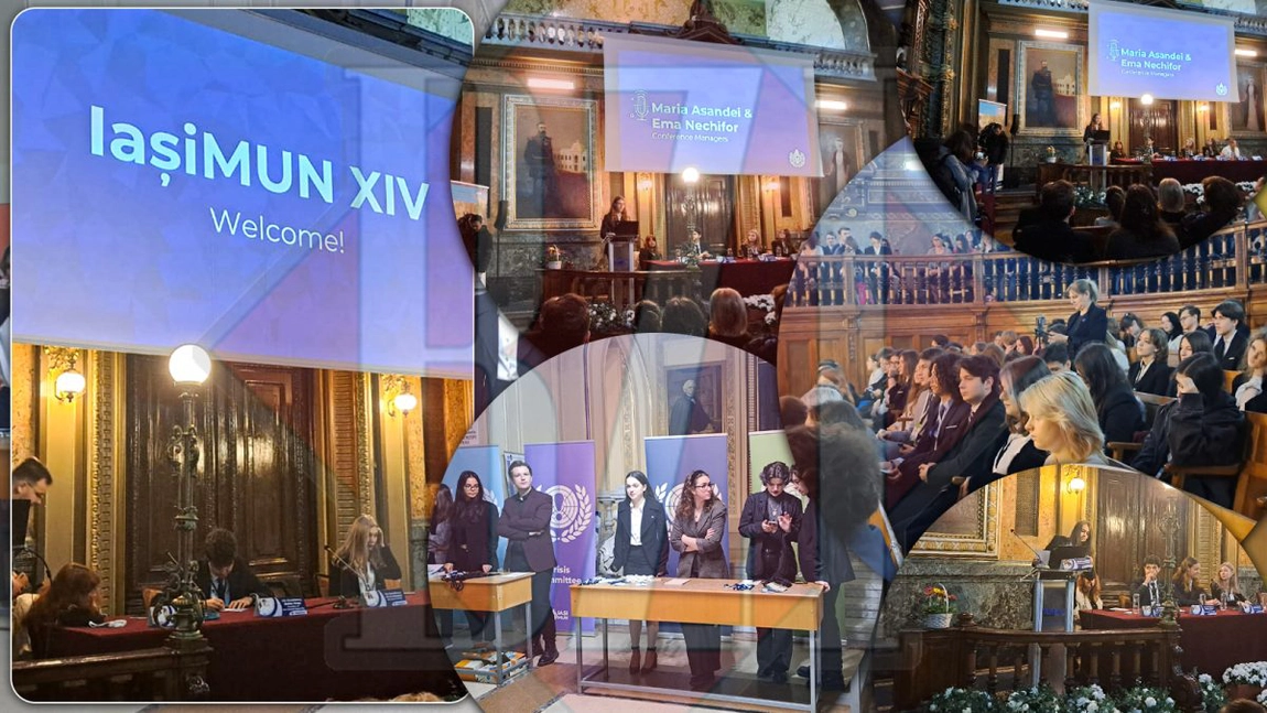 Cea de-a XIV-a ediție a conferinței naționale IasiMUN! Gazda evenimentului, Colegiul Național „Emil Racoviță” - GALERIE FOTO
