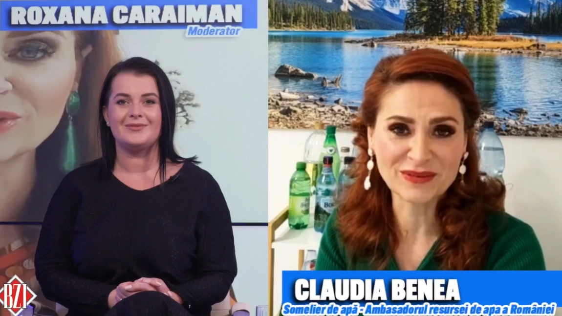 Claudia Benea, despre proprietățile apei minerale naturale. Iată care sunt recomandările Ambasadorului Resursei de Apă din România - VIDEO