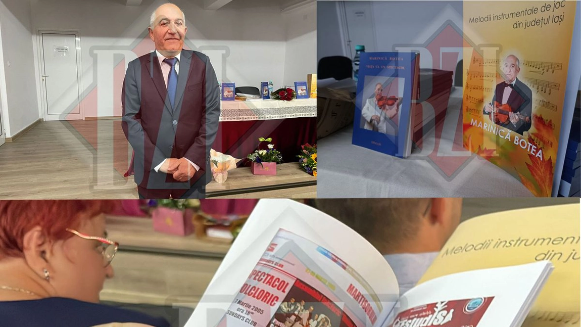 Dubla lansare de carte, la Iași! In prim-plan este o figură legendară a orașului, cu o carieră de excepție ajunsă la 50 ani de activitate UPDATE FOTO, VIDEO