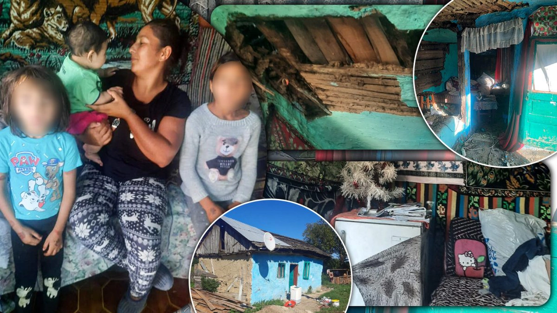 Cei patru copii ai familiei Fasolă trăiesc în condiții greu de imaginat: „E grav și trist că mai avem astfel de cazuri în secolul XXI!”