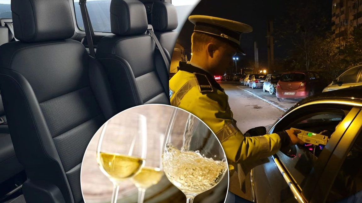 Șofer ieșean, prins beat la volan! Bărbatul a consumat doi litri de vin alb la o petrecere